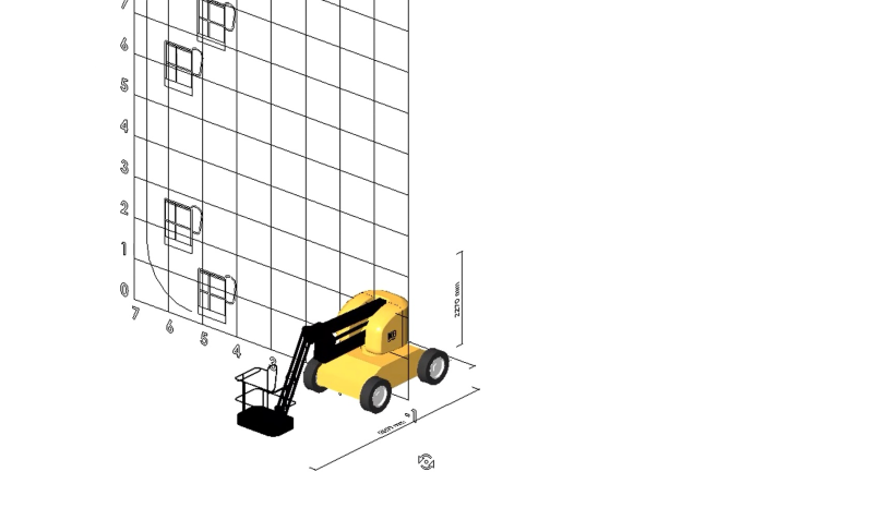 Modélisation engin de chantier en 3D