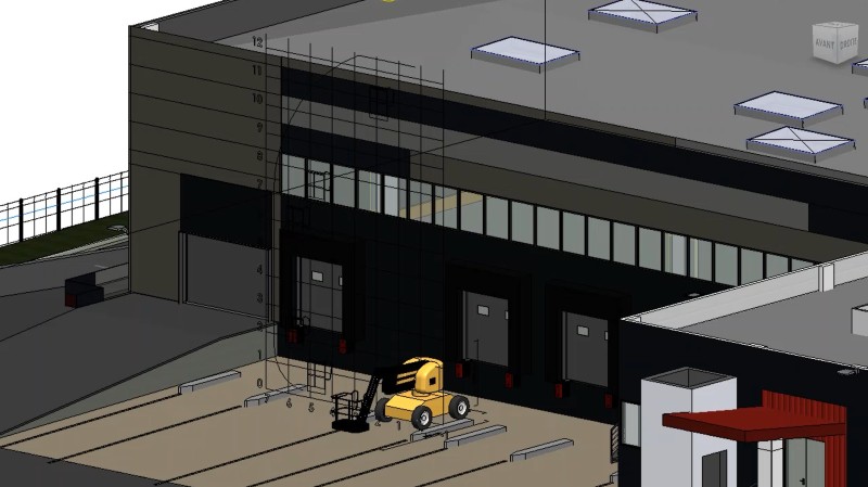 Modélisation engin de chantier en 3D