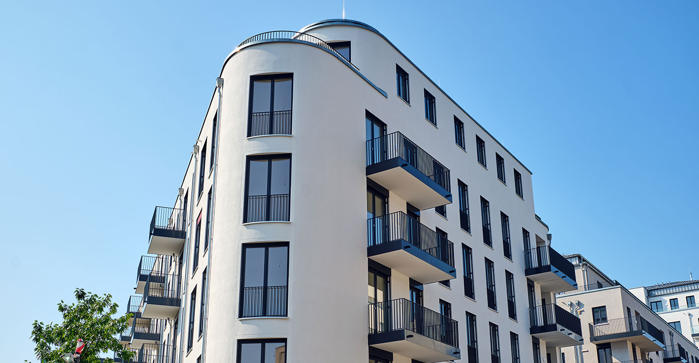 Immeuble d'habitation en ville
