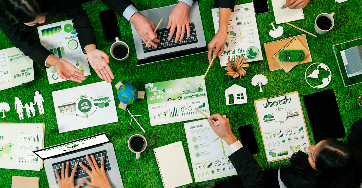 Echanges au bureau autour du thème de l'environnement