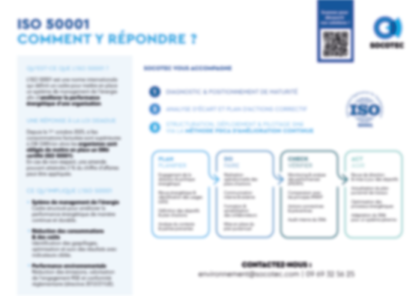 Infographie ISO50001 Téléchargez l'infographie