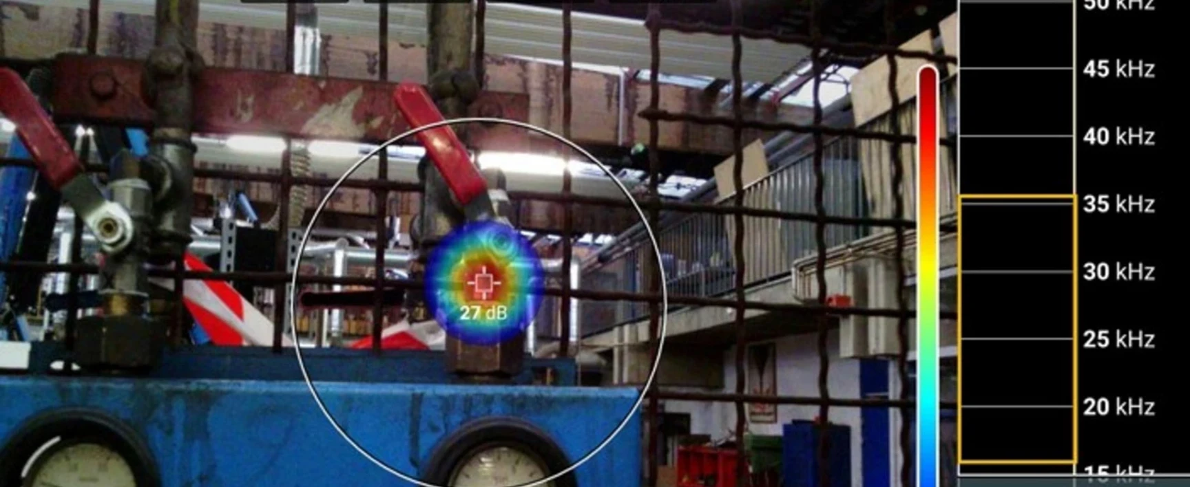 Scan d'une détection de fuite