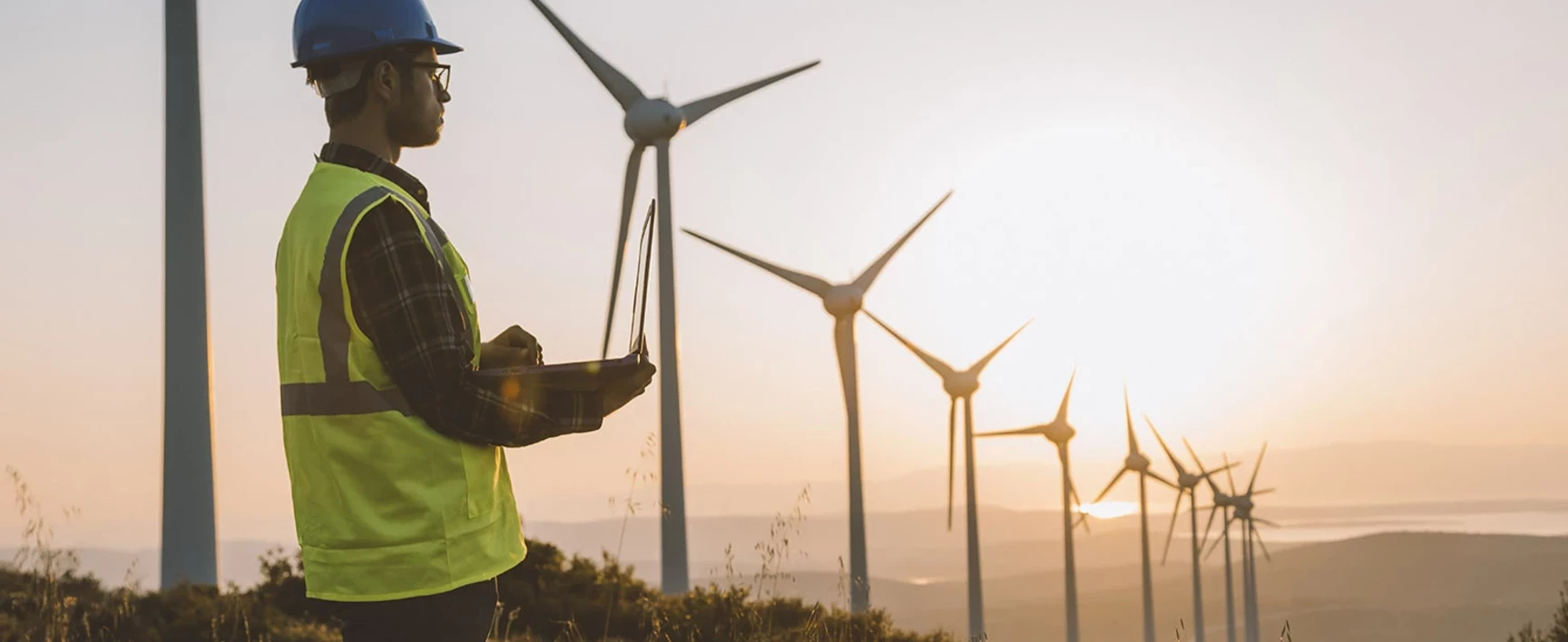 Contrôle d'éolienne depuis le sol avec un drone