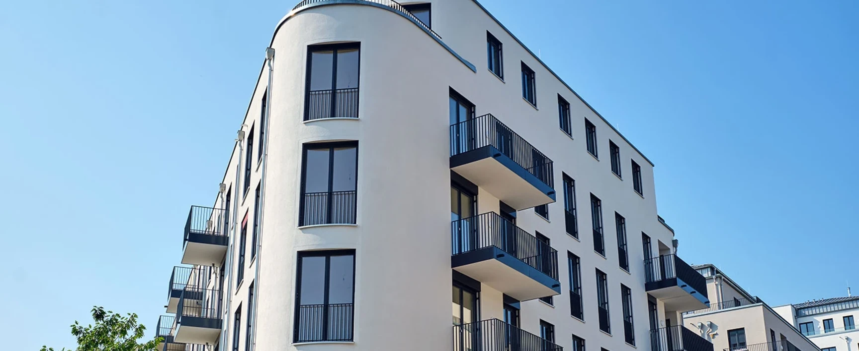Immeuble d'habitation en ville
