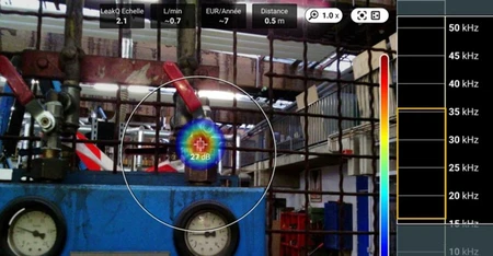 Scan d'une détection de fuite