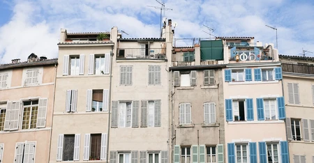 Façade d'un immeuble d'habitation