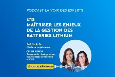 Podcast La Voix des Experts SOCOTEC - Gestion des batteries lithium Podcast La Voix des Experts SOCOTEC - Gestion des batteries lithium