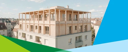 Surélévation bois d'un immeuble résidentiel