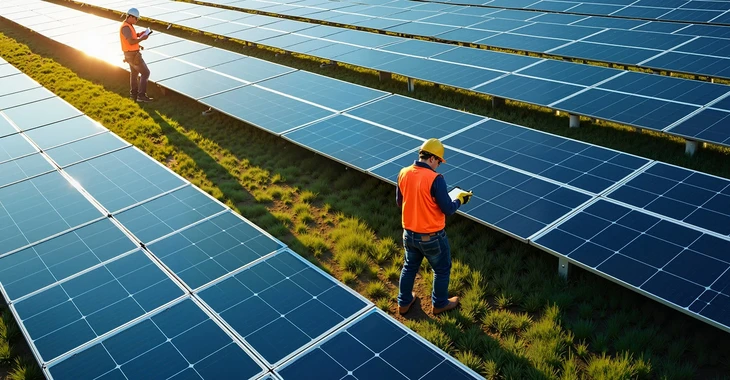Inspection panneaux photovoltaïques