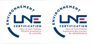 certification LNE sites et sols pollués